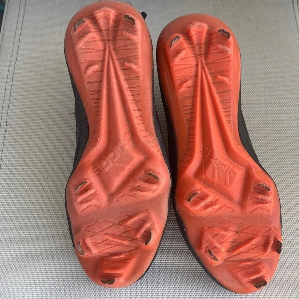 Adidas Black and Orange Running Sneakers